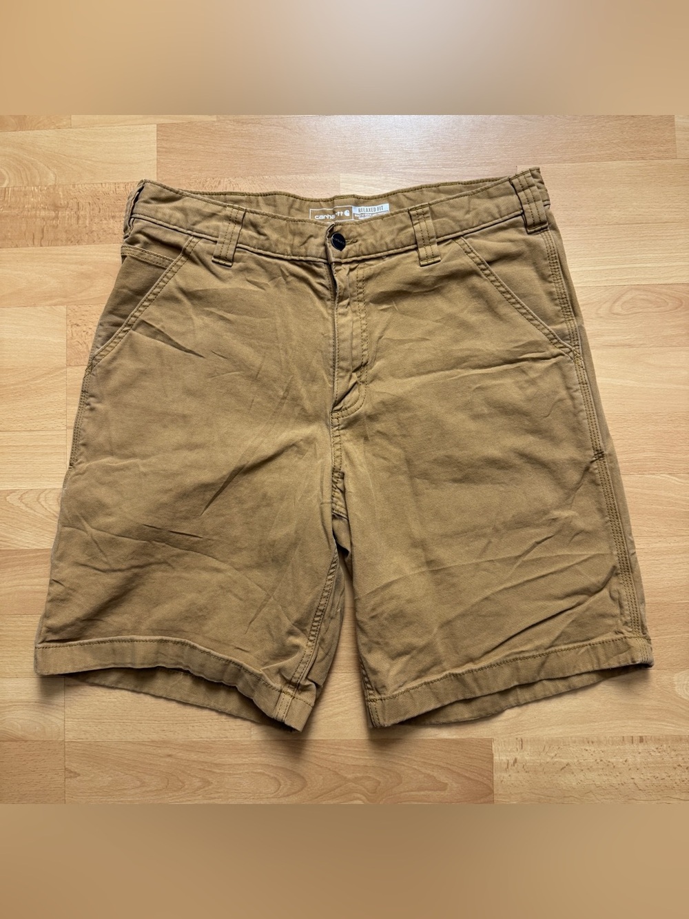 Carhartt Rugged Flex Relaxed Fit Canvas Work Short Mens Size 34